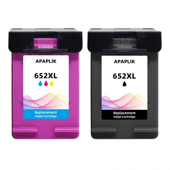 Apaplik 652Xl 652 Ink Cartridge Replacement For Hp 652 Xl For Hp Deskjet 1115 1118 2135 2136 2138 3635 3636 3835 4535
