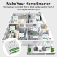 Tuya Smart Wifi Switch With Energy Monitor 16A 2-way Control Switch Mini Breaker Smart Life Control For Alexa Google Home Alice
