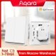 New Aqara Smart Wall Switch E1 Zigbee 3-0 Smart Home Wireless Key Light Switch Fire Wire With No Neutral For Xiaomi Home Homekit
