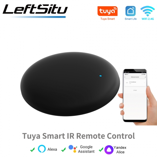Tuya Smart Wifi Ir Remote Universal For Smart Home Control For Tv Air Conditioner Works With Alexa Google Home Yandex Alice