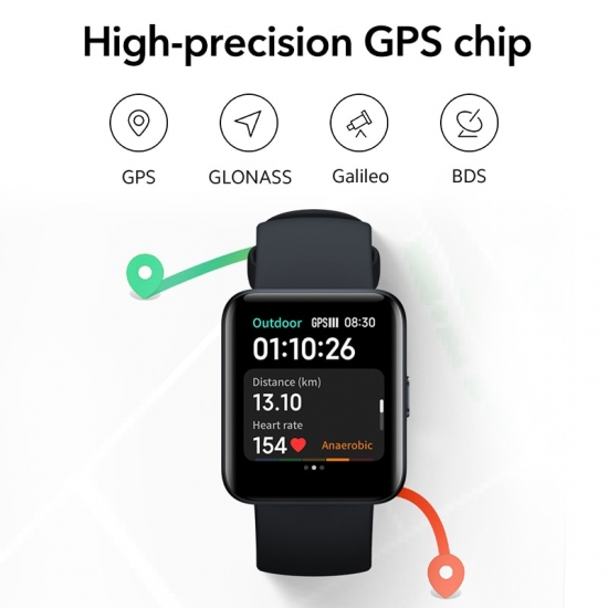 Global Version Xiaomi Redmi Watch 2 Lite Smartwatch 1-55-amp;Quot; Hd Gps Smart Watch Blood Oxygen Sport Bracelets Bluetooth 5-0 Mi Band