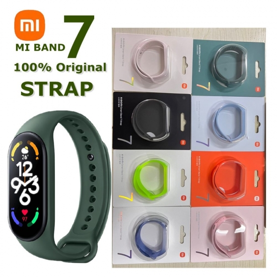 Smart Accessories - Xiaomi Mi Band 7 Original Silicone Strap Wristband Watchband For Xiomi Band7 Pulsera Correa 2022 New 100% Oficial Soft Brecelet