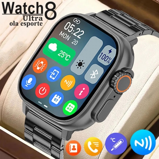 Smart Watch Ultra Series 8 Men Smartwatch Ultra Women Bluetooth Call Waterproof Smart Watch 8 Wireless Charge 2023 Watch Ultra 8