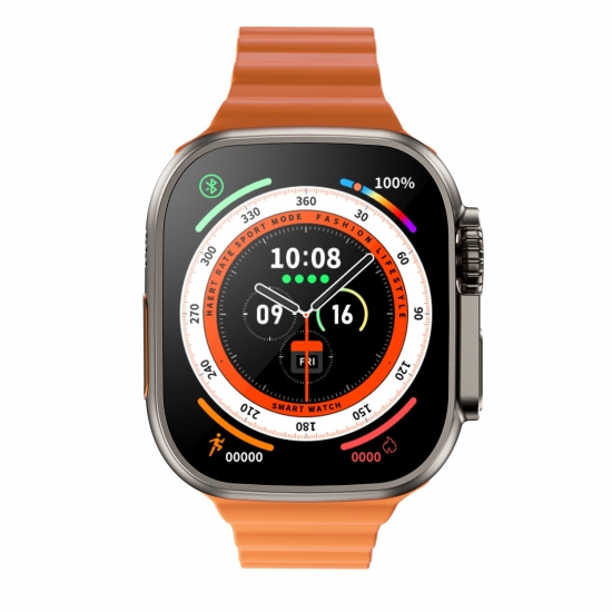 2023 Z8 Ultra Max Smart Watch Series 8 Titanium Alloy 1:1 49Mm Case Bluetooth Call Nfc Ecg Ip68 Waterproof Smartwatch Men