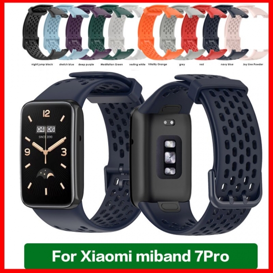 Smart Accessories - Strap For Xiaomi Mi Band 7 Pro Silicone Replacement Wrist Strap For Miband 7Pro Sports Breathable Bracelet Wristband Accessories
