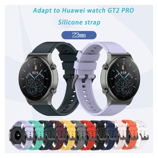 Smart Accessories - Silicone Watch Band Strap For Huawei Watch Gt2 Pro Smart Watchband Bracelet Huawei Gt2 22Mm Official Watch Wristband Accessories