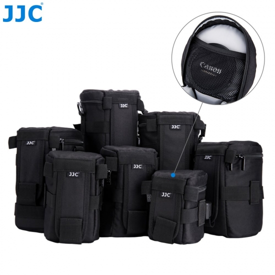 Jjc Camera Lens Bag -amp;Amp;Belt Waterproof Lens Case Storage Pouch For Canon Nikon Sony Fujifilm Dslr Backpack Photography Accessories
