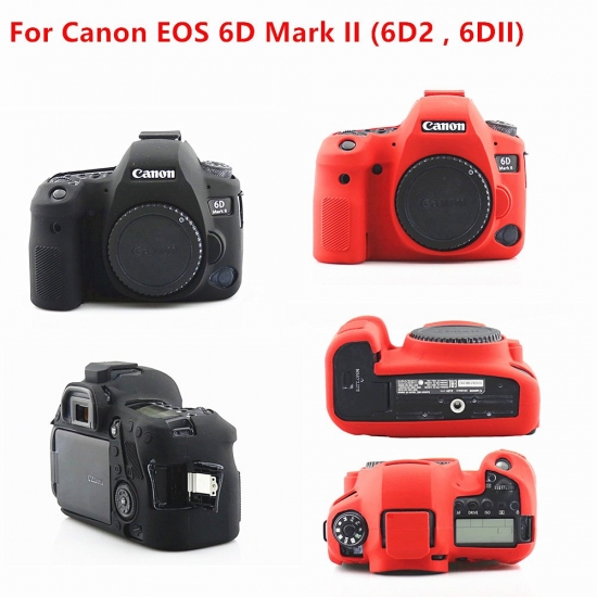 Silicone Case Cover Dslr Camera Bag For Canon Eos R 90D 850D T8I 250D 5D Mark Iii Iv 6D Ii 6D2 5D3 5D4 1300D 800D Sl3 T7I T6