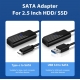 Onelesy Sata To Usb 3-0 Adapter Type C To Sata Cable 5Gbps High Speed Data Transmission For 2-5 Inch Hdd Hard Drive Sata Adapter
