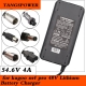 54-6V 4A Li-ion Battery Charger For 48V 13S Kugoo G1 Electric Scooter Wheelchair Li-ion Battery Electric Bike Charger