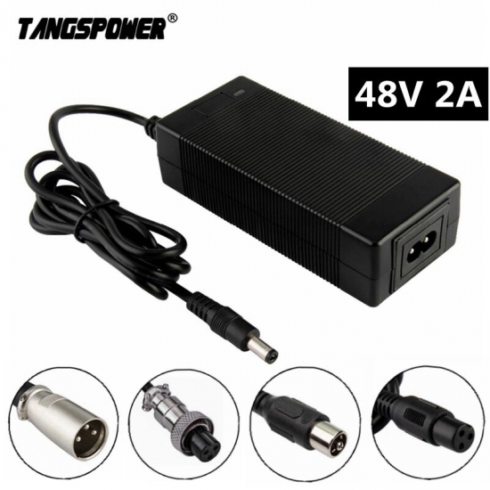 Tangspower 48V 2A Electric Bike Lead Acid Battery Charger For 57-6V Lead-acid Battery E-bike Scooters Motorcycle Charger
