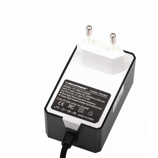 21V 2A 18650 Lithium Battery Charger For Electric Screwdriver 18V 5S Li-ion Battery Wall Charger Dc 5-5 * 2-1 Mm High Quality