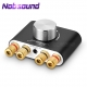 Nobsound Mini Bluetooth 5-0 Tpa3116 Digital Amplifier Hifi Stereo Audio Receiver Power Amp 50W+50W Car Sound Amplifiers