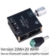 Dual Channel Mini Bluetooth Audio Speaker 20W360 Degree Stepless Tuning Small Power Amplifier Circuit Board Digital Module