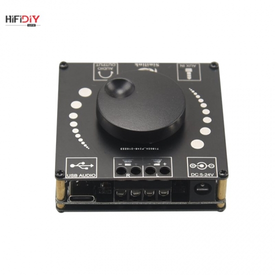 Bluetooth 5-0 Tpa3116D2 Digital Power Audio Amplifier Board 50Wx2 100W*2 Stereo Amp Amplificador Home Theater Aux Usb Ap50H 100H