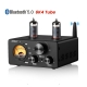 Aiyima Hifi T9 Bt 5-0 Vacuum Tube Amplifier Usb Dac Fiber Coax Decoding Amplifier With Vu Meter Home Digital Amp 100W×2