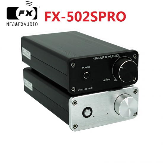 2020 Fx-audio New Fx-502Spro Hifi 2-0 Full Digital Audio Amplifier Adopting Tpa3250+Ne5532 70W*2 Dc24V-4A Power Adapter Optional