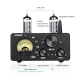 Aiyima Audio T9 Bluetooth 5-0 Vacuum Tube Amplifier Usb Dac Stereo Receiver Coax-Opt Hifi Home Audio Digital Amp W-Vu Meter 100W