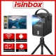 Isinbox X8 Mini Portable Projector With Screens Android 5G Wifi Home Theater Cinema Projector Support 1080P Video Led Projectors