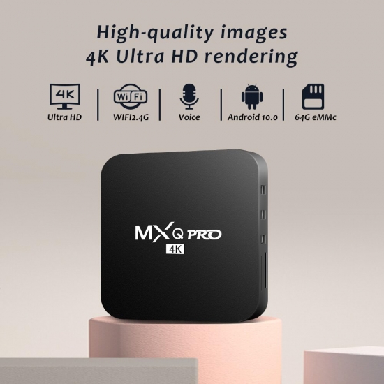 Tv Box Android 7-0 S905L 2-4G 5G Wifi 8Gb Rom Youtube Media Player Mxq Pro 4K Set Top Smart Tv Box Eu Plug
