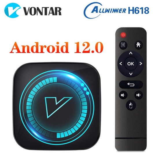 Vontar H618 Android 12 Tv Box Allwinner H618 Quad Core Cortex A53 Support 8K Video Bt Wifi Google Voice Media Player Set Top Box