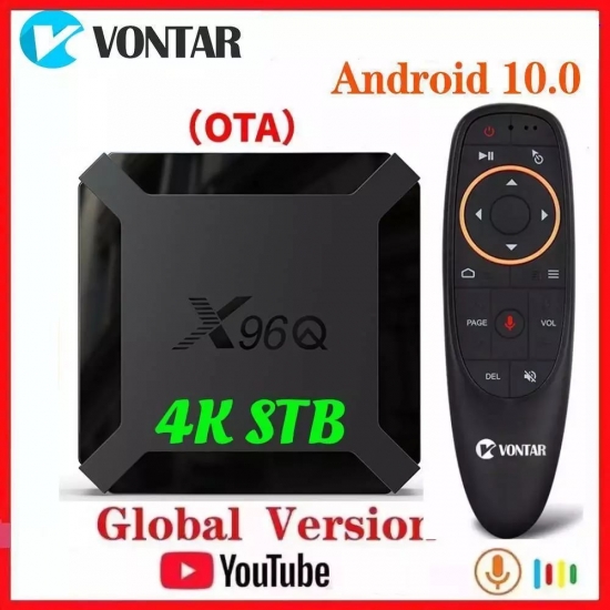 Vontar X96Q Android 10 Smart Tv Box Android 10-0 Allwinner H313 Tvbox Media Player Quad Core Wifi Youtube Update From X96 Mini