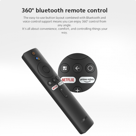 Global Version Xiaomi Tv Stick 4K Android 11 Portable Tv Dongle 2Gb Ram 8Gb Rom Dolby Vision Dts Surround Sound Google Assistant