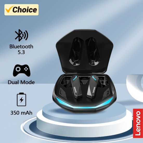 Lenovo Gm2 Pro Bluetooth 5-3 Earphones Sports Headset Wireless In-ear Gaming Low Latency Dual Mode Music Headphones New