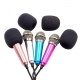 Mini Portable 3-5Mm Stereo Studio Mic Ktv Karaoke Mini Microphone For Smart Phone Laptop Pc Desktop Handheld Audio Microphone