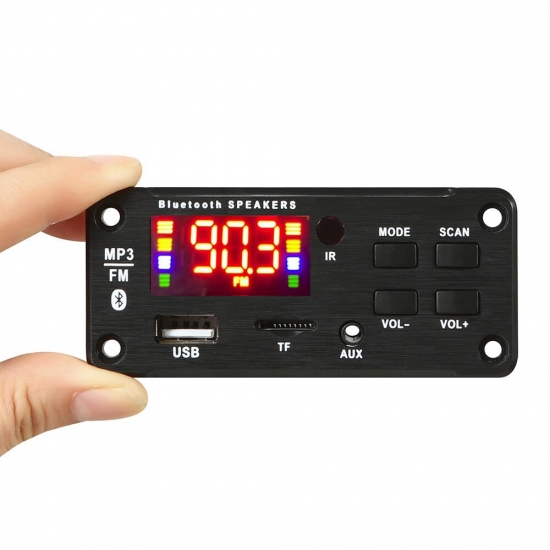 2*25W 50W Amplifier Car Audio Usb Tf Fm Radio Module Bluetooth 12V Mp3 Wma Decoder Board Mp3 Player With Remote Control