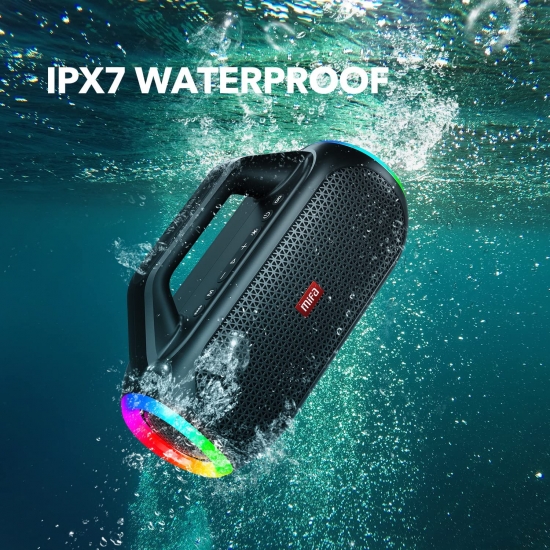Mifa Wildbox Bluetooth Speaker 60W Bluetooth 5-3 Wireless Speakers Loud With Bassup Technology Ipx7 Waterproof Camping Speaker