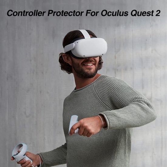 For Oculus Quest 2 Vr Controller Handle Grip Cover Controller Protective Silicone Cover Vr Accessories For Oculus Quest 2