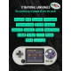 Data Frog Sf2000 3 Inch Handheld Game Console Player Mini Portable Game Console Built-in 6000 Games Retro Game Support Av Output