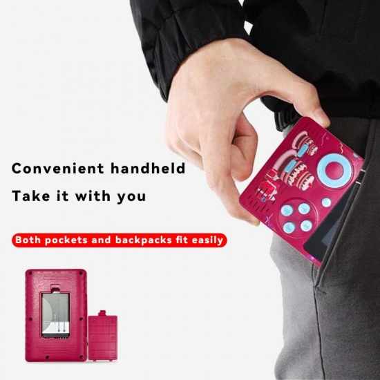 400 In 1 Retro Video Game Console Handheld Game Player Portable Pocket Tv Game Console Av Out Mini Handheld Player For Kids Gift