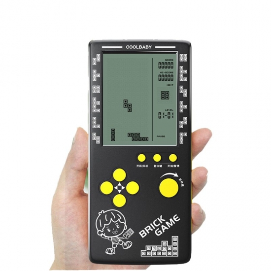 2023 Portable Retro Gaming For Tetris Console 4-1 Inch Large Screen Children-s Nostalgic Pocket Game Console Kids Game Toys