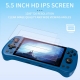 Powkiddy X55 5-5 Inch 1280*720 Ips Screen Rk3566 Handheld Game Console Open-source Retro Console Children-s Gifts