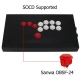 Rac-j800B All Buttons Hitbox Style Arcade Joystick Fight Stick Game Controller For Ps4-Ps3-Pc Sanwa Obsf-24 30