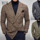 2023 Autumn And Winter New  High Quality Solid Casual Top Men-s Gentlemen-s Suit Coat Men-s Large Coat Man Outwear