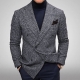 2023 Autumn And Winter New  High Quality Solid Casual Top Men-s Gentlemen-s Suit Coat Men-s Large Coat Man Outwear