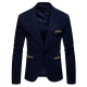 Aiopeson 2020 New Brand Men-s Suit Jackets Solid Slim Fit Single Button Dress Suits Men Fashion Casual Corduroy Blazer Men
