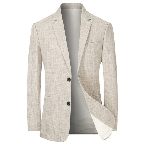 New Men-s Suit Jacket Thin Blazers Spring Autumn Solid Business Casual Suit Jacket Men Clothing  Blazer Hombre Coats B1F1755