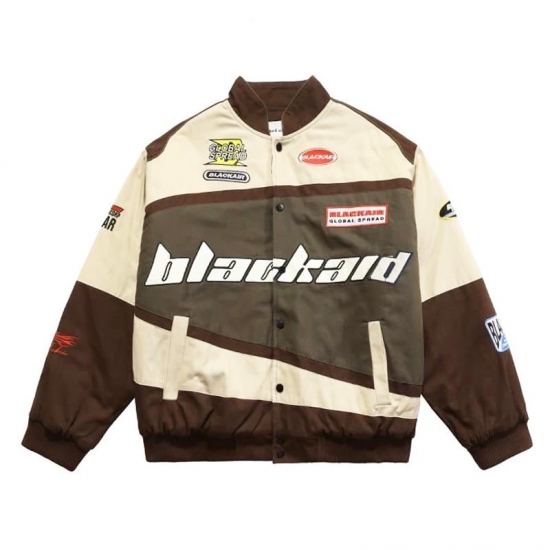 2022 Autumn And Winter New American Retro Hip-hop Y2K Loose Men And Women Thin Baseball Clothing Street Racing Clothing  Jacket