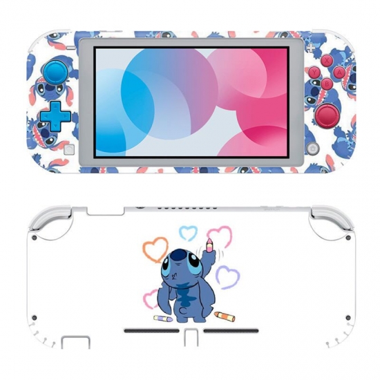 Disney Stitch Dumbo Cover Skin Sticker For Switch Lite Switchlite Video Pooh Bear Game Console Para Controller Protective Film