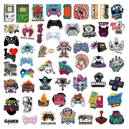 10-25-50Pcs Retro Vintage Video Game Stickers Cartoon For Skateboard Laptop Motorcycle Pad Phone Luggage Water Bottle Car