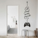 Eat Sleep Game Sticker Repeat Play Game Room Decal Gaming Posters Gamer Vinyl Wall Decals Parede Decor Mural Video Game Sticker