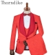 Thorndike Different Colors One Button Groom Tuxedos Shawl Lapel Groomsmen Best Man Suits Mens Wedding Suits Three Pieces Suits