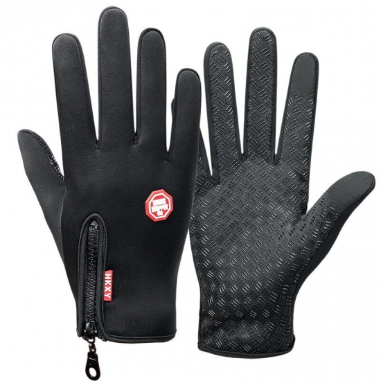 A Lot Of People Like It Outdoor Sports Touch Screen Non Slip Wind Fleece Warm Mountain Riding Gloves