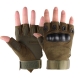 Many People Enjoy Outdoor Fitness Cycling Training With Bare Fingered Army Fans Tactical Mittens