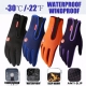 2023 Winter Gloves For Men Waterproof Windproof Cold Gloves Snowboard Motorcycle Riding Driving Warm Touchscreen Zipper Glove