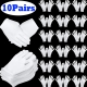 10Pairs White Cotton Work Gloves For Dry Hands Handling Film Spa Gloves Ceremonial High Stretch Gloves Household Cleaning Tools